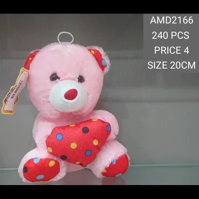 20 CM Bear W/Heart (240 PCS) wholesale