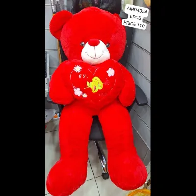 120 CM Red Bear (6 PCS) wholesale