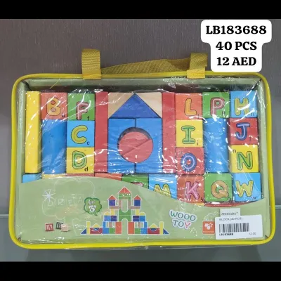 Wooden Block (40 PCS) wholesale