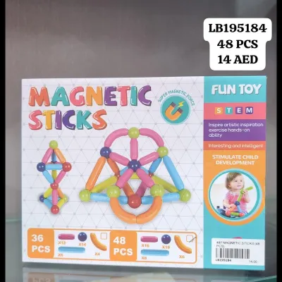 48p Magnetic Sticks (48 PCS) wholesale