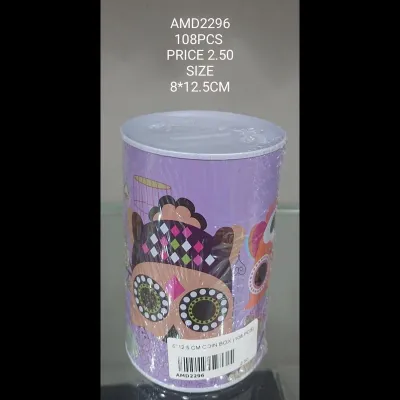 8*12.5 CM Coin Box (108 PCS) wholesale