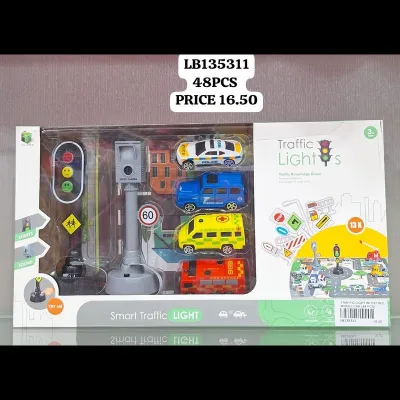 Traffic Light With Free Wheel Car (48 PCS) wholesale