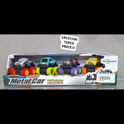 Metal Car 4 PCS (72 PCS) wholesale