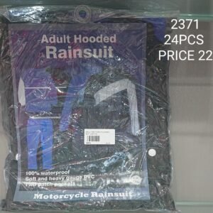 ADULT MOTORCYCLE RAIN SUIT (24PCS)