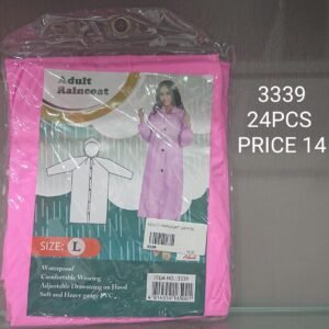 LADY'S RAINCOAT LONG (24PCS)
