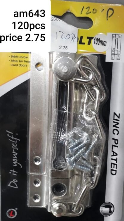 TOWER BOLT : JC-X2066 (120 PCS)