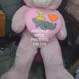 2# BEAR W/HEART 110CM (6 PCS)