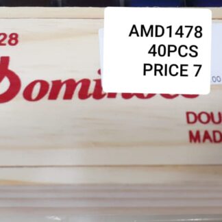 DOMMINO WOODEN BOX (40PCS)