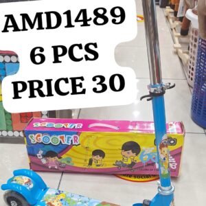 912#SCOOTER WITH LIGHT (6 PCS)