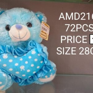 BEAR W/HEART 28CM (72PCS)