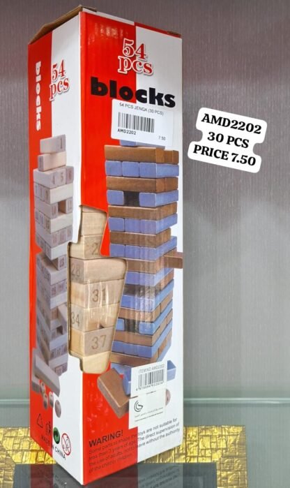 54 PCS JENGA (30 PCS)