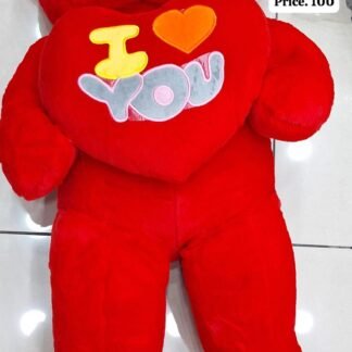 BEAR W/HEART 110CM (6 PCS)
