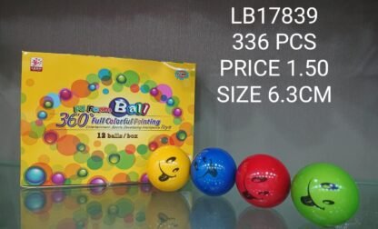6.3 CM PU BALL 12 PCS/BOX (336 PCS)