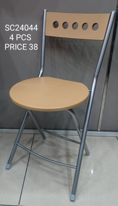 FOLDING CHAIR WOODEN (4PCS)