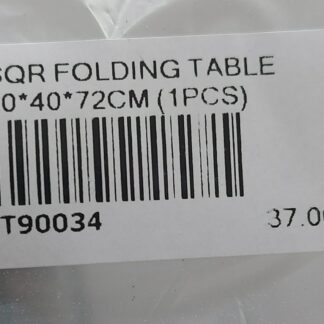 SQR FOLDING TABLE 50*40*72CM (1PCS)