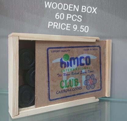 CARROM COINS W/ STRIKER (60PCS)